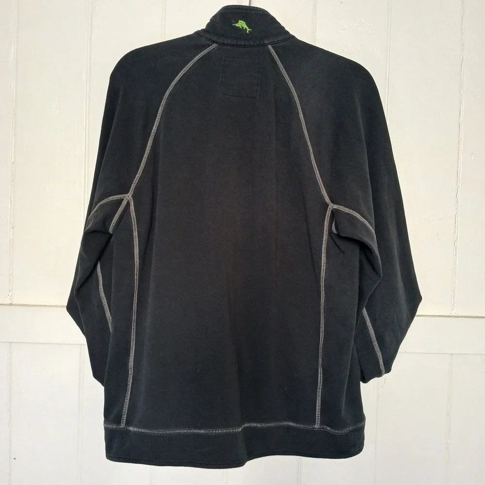 Tommy Bahama Seattle Seahawks Pullover Football NFL Mens Small Gray 1/4 Zip Mock